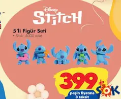 DİSNEY STİTCH 5'Lİ FİGÜR SETİ